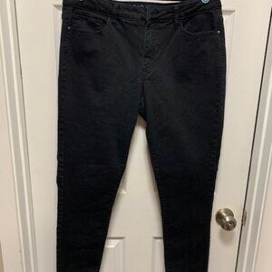 PARASUCO WOMENS BLACK  SKINNY JEANS (SZ14)